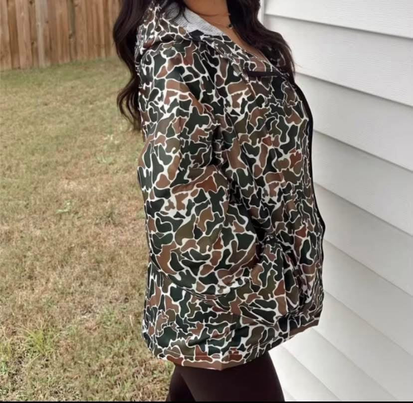 Camo Rain Jacket