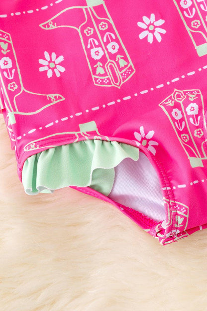 Fuchsia Swimsuit