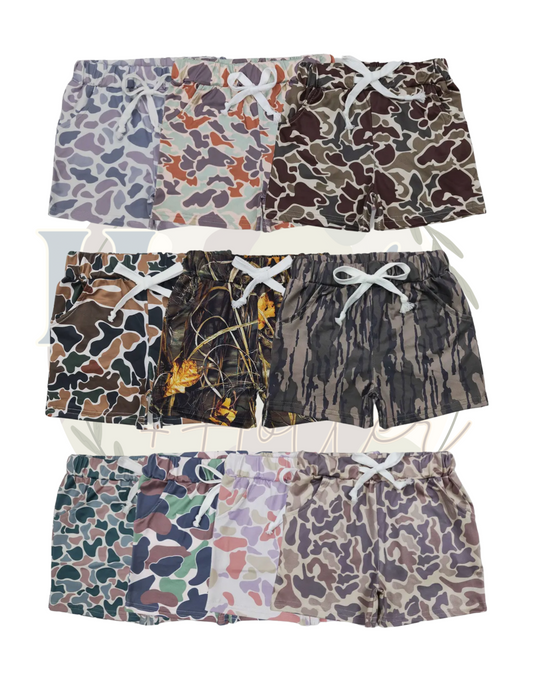 Boys’ Camo Shorts *Pre Order*