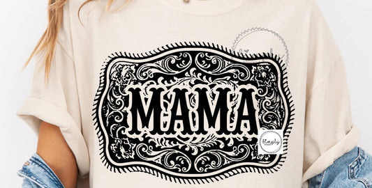 Mama Belt Buckle T-Shirt