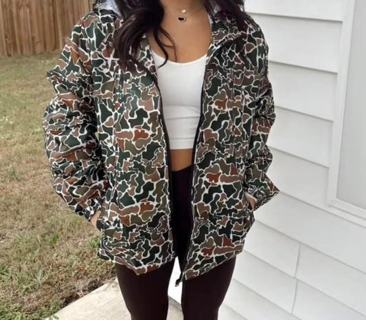 Camo Rain Jacket