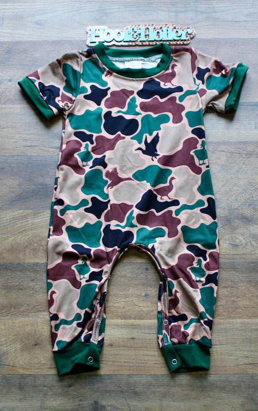 Camo Romper