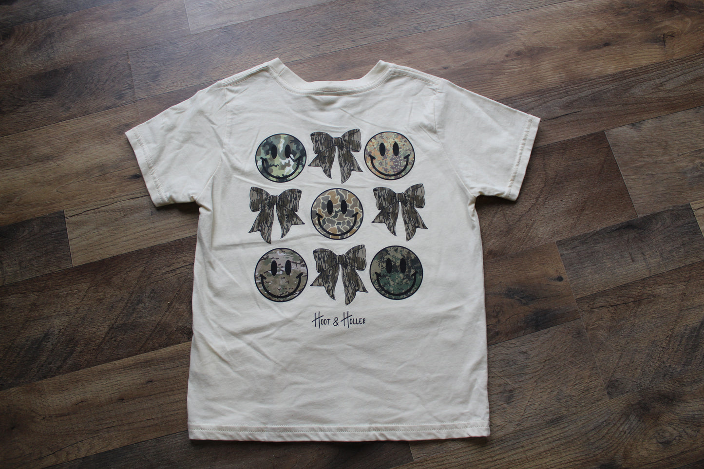 Camo Smiley Shirt Youth