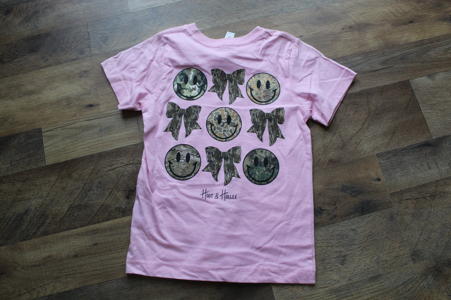Camo Smiley Shirt Youth