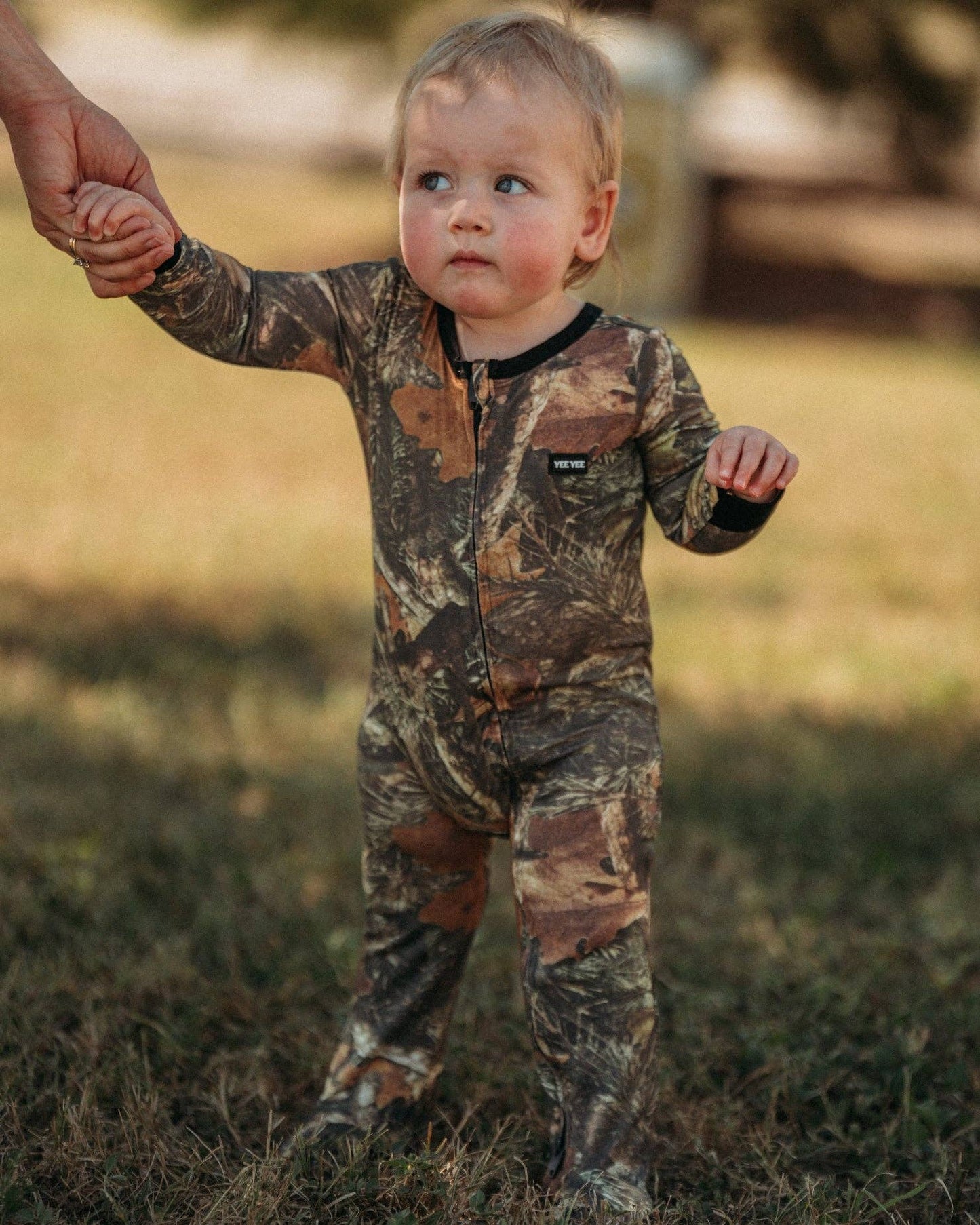 Yee Yee Camo Bamboo Zip-Up Sleeper