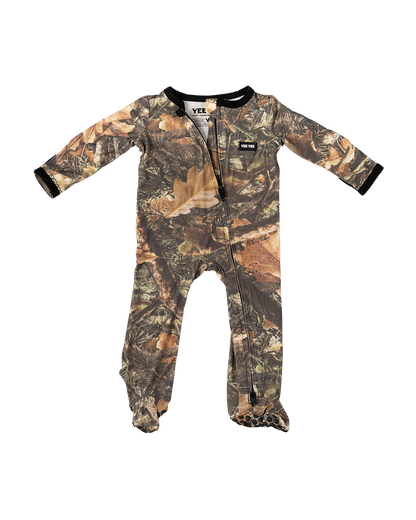 Yee Yee Camo Bamboo Zip-Up Sleeper